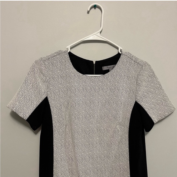 classiques entier black&gray colorblock dress with exposed back zipper - Picture 6 of 17